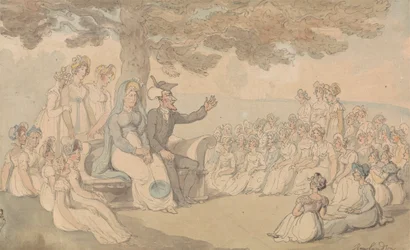 Dr. Syntax besucht eine Mädchenschule