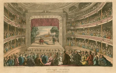 Dr. Syntax im Covent Garden Theatre, London