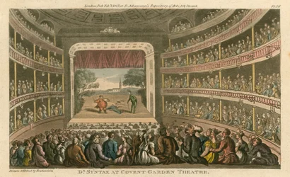Dr. Syntax im Covent Garden Theatre, London