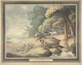 Fuchsjagd [Satz von vier]: 3. Fuchsjagd / Szene in der Nähe des Maidenhead Dickichts