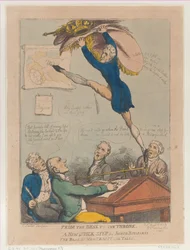 Vom Schreibtisch zum Thron, Ein neuer schneller Schritt von Joseph Bonaparte der Bass von M..., 18. August 1808