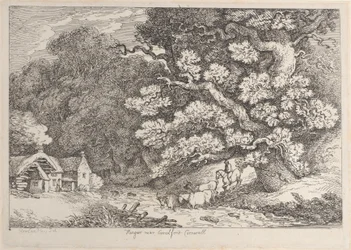 Hengar bei Camelford, Cornwall, aus Ansichten in Cornwall, ca. 1812