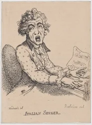 Italienischer Sänger, April 1808
