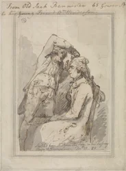 John Bannister in seiner Garderobe am Drury Lane