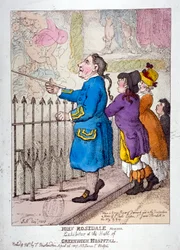 John Rosedale, Seemann, Aussteller der Halle des Greenwich Hospital