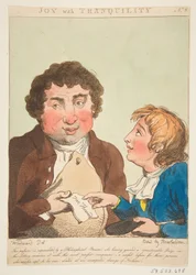 Freude mit Ruhe Le Brun Travestiert, oder Karikaturen der Leidenschaften
