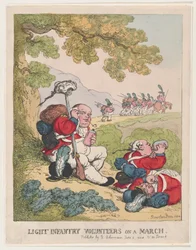 Leichte Infanterie-Freiwillige auf einem Marsch, 8. Juni 1804