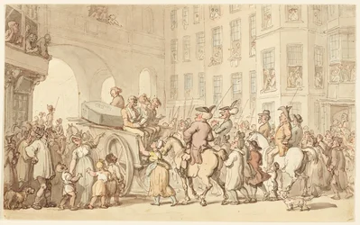 Londoner Szene: Übeltäter auf dem Weg nach Tyburn