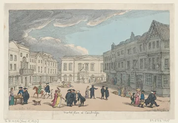 Marktplatz in Cambridge, 15. November 1801