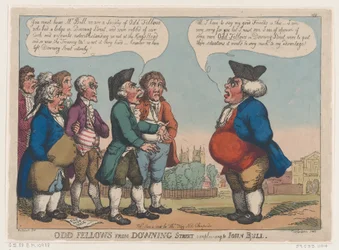 Odd Fellows aus der Downing Street beschweren sich bei John Bull, 4. Juni 1808