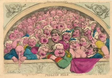 Taubenloch, ein Klostergarten-Trick, um die Götter einzusperren, 1811