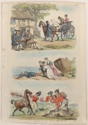 Platte 12, aus Die Welt im Miniatur, 1816