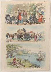 Platte 9, aus Welt im Kleinformat, 1816