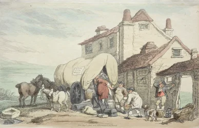 Richardsons Show: Ein fliegender Wagen, 1816