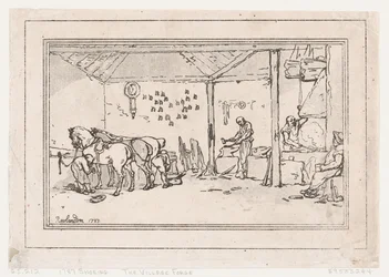 Beschlagen: Die Dorfschmiede, 1787
