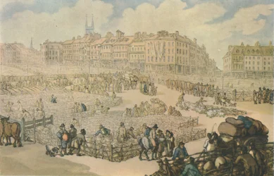 Smithfield Fleischmarkt, ca. 1816, 1944