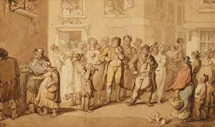 Straßenmusiker, 1823