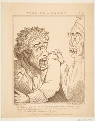 Terrour oder Schrecken Le Brun Travestiert, oder Karikaturen der Leidenschaften, 21. Januar 1800