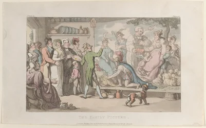 Das Familienbild, aus Der Pfarrer von Wakefield, 1. Mai 1817