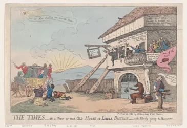 Die Zeiten - Oder Ein Blick Auf Das Alte Haus In Little Brittain - Mit Niemandem Gehen ..., 23. Januar 1784