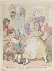 Der Zahnschmerz, oder, Qual & Folter, 1. August 1823