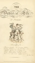 Titelseite mit kalligrafischem Titel und Vignette