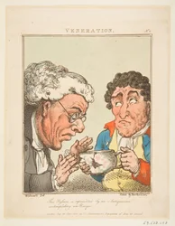 Verehrung Le Brun Travestiert, oder Karikaturen der Leidenschaften, 21. Januar 1800
