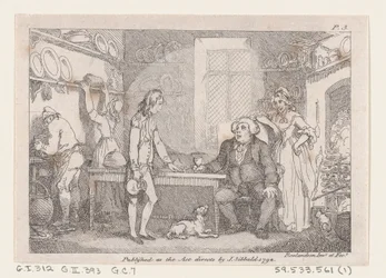 Junger Adams von Pfarrer Adams befragt, aus Die Abenteuer von Joseph Andrews und sein Freund, 1792