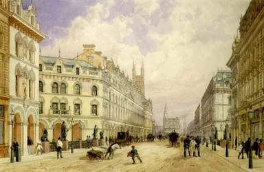 Holborn Viadukt Blick nach Osten, City of London