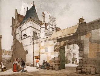 Hotel Cluny, Außenansicht des Hofes