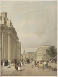 London wie es ist: Handelskammer, Whitehall, von der Downing Street