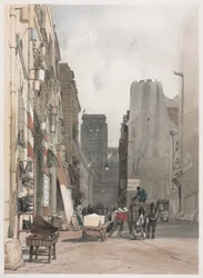 Malerische Architektur in Paris, Gent, Antwerpen, Rouen: Notre Dame, Paris, 1839