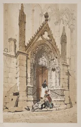 Malerische Architektur in Paris, Gent, Antwerpen, Rouen: Porte Rouge, Notre Dame, Paris
