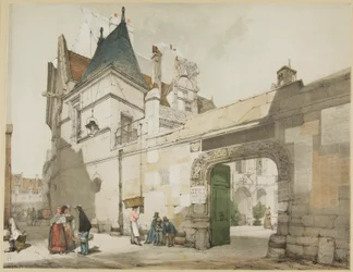 Malerische Architektur in Paris, Gent, Antwerpen, Touen usw.