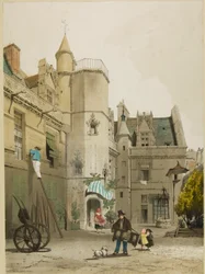 Malerische Architektur in Paris, Gent, Antwerpen, Touen usw.
