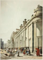 Das Ufer in Richtung Mansion House, aus Original Views of London as It Is