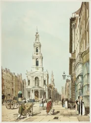 Der Strand, Platte 21 aus Originalansichten von London wie es ist