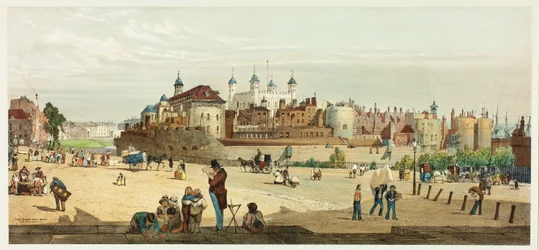 Der Turm und die Münze vom Great Tower Hill, Tafel zwei aus Original Views of London as It Is