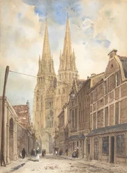 Ansicht von Bayeux, 1832
