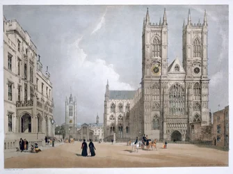 Westminster Abbey und Krankenhaus, London, 1842
