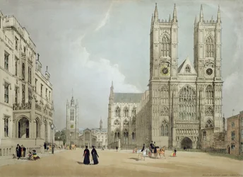 Westminster Abbey und Krankenhaus, aus 
