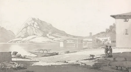 Stadt und See von Lugano