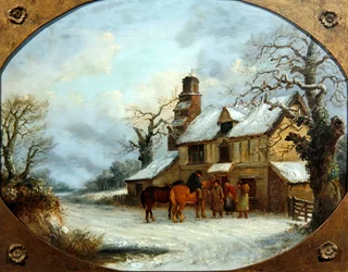 Vor dem Gasthaus