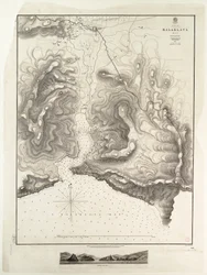 Balaklava-Bucht, Schwarzes Meer, vermessen von Kommandant Spratt der HMSV 