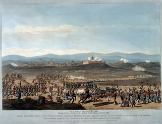 Badajoz während der Belagerung im Juni 1811, Platte 4 aus 