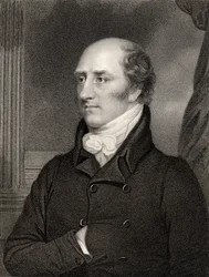 George Canning, Premierminister, graviert von W. Holl, aus 
