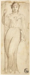 Athena, oder Britannia identifiziert als Athena