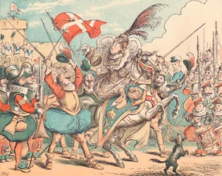 Königin Bess in Tilbury Fort, ca. 1884