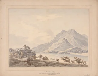 Berg Rigi und die alte Burg Habsburg am Vierwaldstättersee