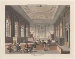 South Sea House, Dividend Hall, 1. Februar 1810